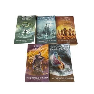 The Chronicles of‎ Narnia C. S. Lewis  Lot 1994 Books 1-5